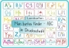 Buchcover und Innenansicht für das Buch: Mein buntes Kinder-ABC Druckschrift mit Umlauten, Doppellauten und Sp, St, Sch und Pf