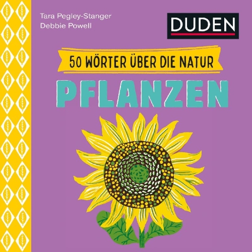 Buchcover und Innenansicht für das Buch: 50 Wörter über die  Natur - Pflanzen