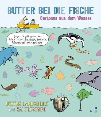 Buchcover und Innenansicht für das Buch: Butter bei die Fische