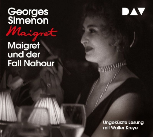 Buchcover und Innenansicht für das Buch: Maigret und der Fall Nahour