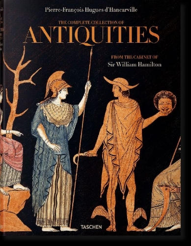 Buchcover und Innenansicht für das Buch: D'Hancarville. The Complete Collection of Antiquities from the Cabinet of Sir William Hamilton