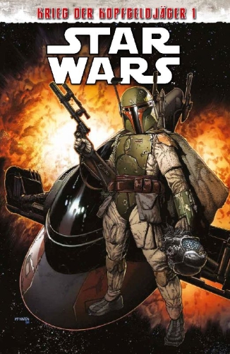 Buchcover und Innenansicht für das Buch: Star Wars: War of the Bounty Hunters: Alpha; Star Wars: War of the Bounty Hunters: #1-#5