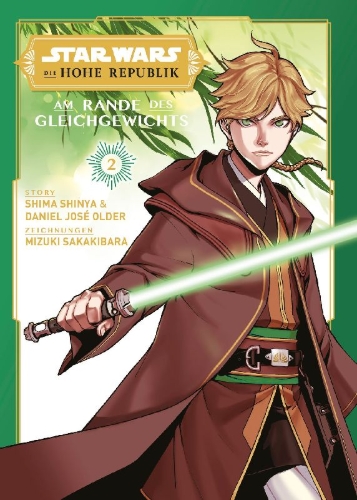 Buchcover und Innenansicht für das Buch: Star Wars: Die Hohe Republik - Am Rande des Gleichgewichts (Manga) 02