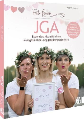 Buchcover und Innenansicht für das Buch: Feste feiern - JGA