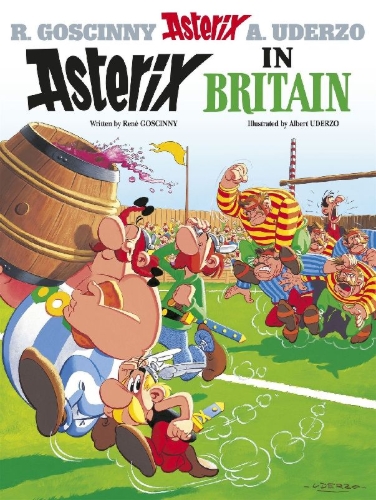 Buchcover und Innenansicht für das Buch: Asterix chez le Bretons / Titel der deutschen Ausgabe: Asterix bei den Briten