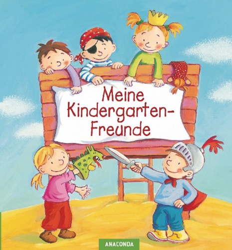 Buchcover und Innenansicht für das Buch: Meine Kindergarten-Freunde