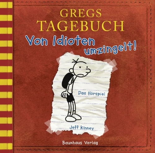 Buchcover und Innenansicht für das Buch: Diary of a Wimpy Kid