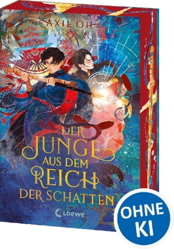 Buchcover und Innenansicht für das Buch: Der Junge aus dem Reich der Schatten (Floating World-Dilogie, Band 2)
