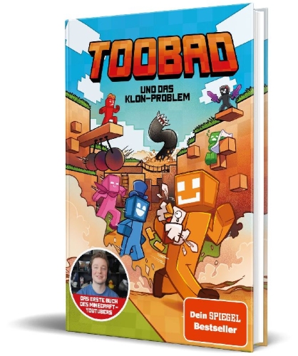 Buchcover und Innenansicht für das Buch: TooBad und das Klon-Problem