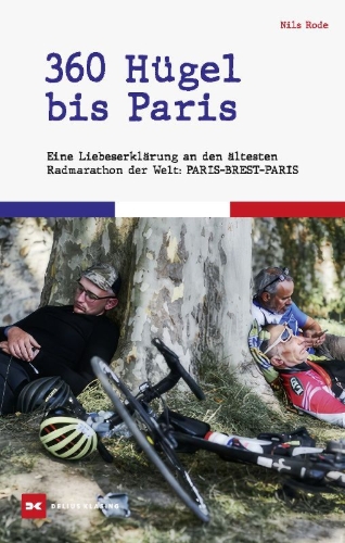 Buchcover und Innenansicht für das Buch: 360 Hügel bis Paris