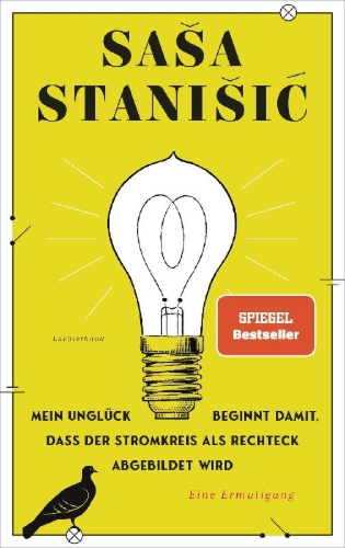 Buchcover und Innenansicht für das Buch: Mein Unglück beginnt damit, dass der Stromkreis als Rechteck abgebildet wird