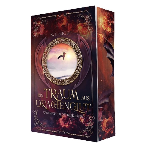 Buchcover und Innenansicht für das Buch: Ein Traum aus Drachenglut