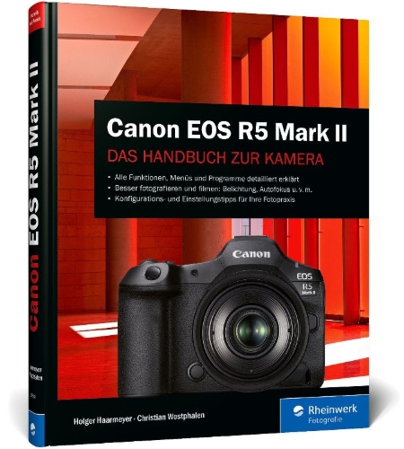 Buchcover und Innenansicht für das Buch: Canon EOS R5 Mark II