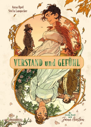 Buchcover und Innenansicht für das Buch: Verstand und Gefühl - die Graphic Novel nach Jane Austen