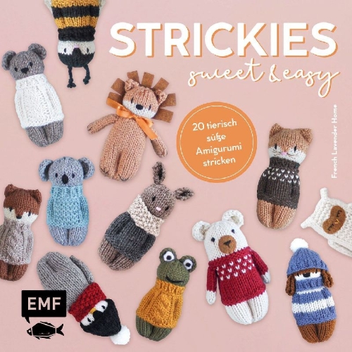 Buchcover und Innenansicht für das Buch: Strickies sweet & easy