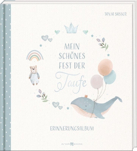 Buchcover und Innenansicht für das Buch: Mein schönes Fest der Taufe