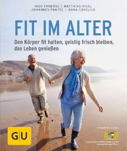 Buchcover und Innenansicht für das Buch: Fit im Alter