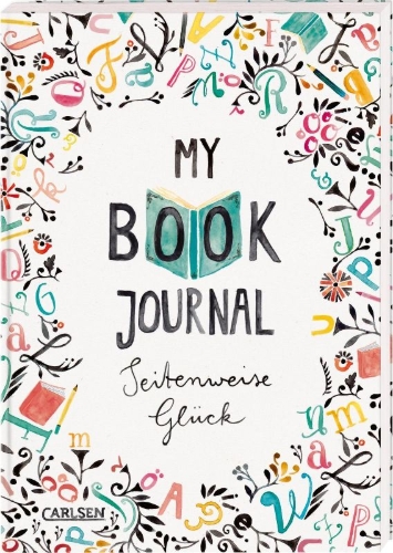 Buchcover und Innenansicht für das Buch: My Book Journal. Seitenweise Glück