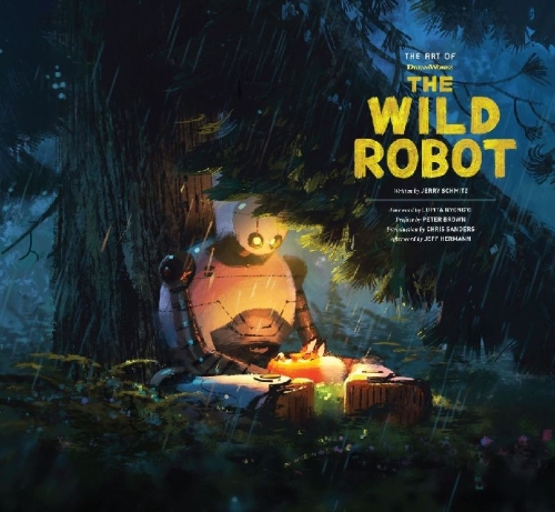 Buchcover und Innenansicht für das Buch: The Art of DreamWorks The Wild Robot