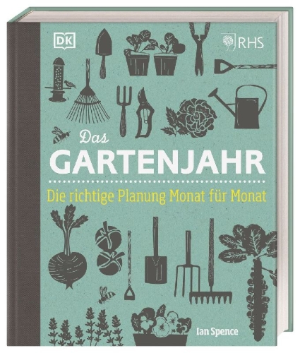Buchcover und Innenansicht für das Buch: Das Gartenjahr