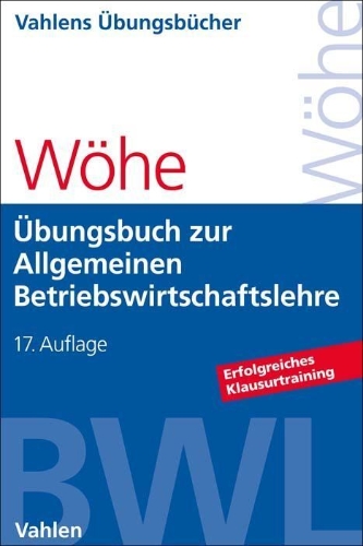 Buchcover und Innenansicht für das Buch: Übungsbuch zur Einführung in die Allgemeine Betriebswirtschaftslehre
