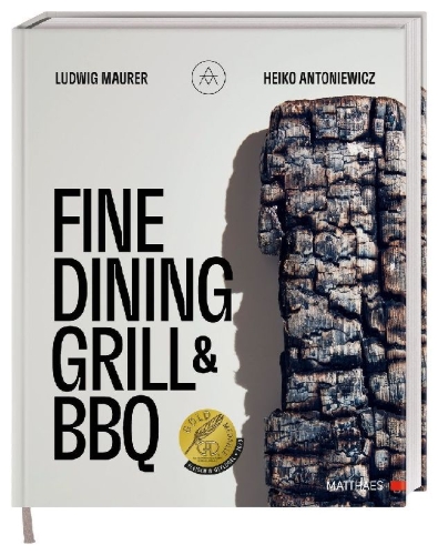 Buchcover und Innenansicht für das Buch: Fine Dining Grill & BBQ