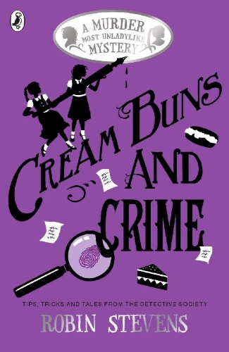 Buchcover und Innenansicht für das Buch: Cream Buns and Crime