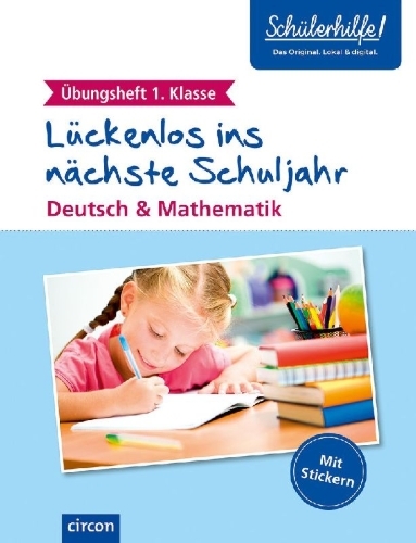 Buchcover und Innenansicht für das Buch: Übungsheft 1. Klasse Deutsch & Mathematik