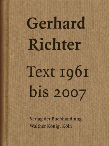 Buchcover und Innenansicht für das Buch: Text 1961 bis 2007. Sonderausgabe