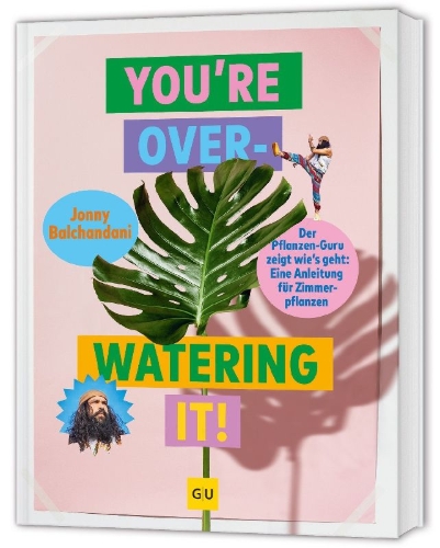 Buchcover und Innenansicht für das Buch: You're overwatering it!