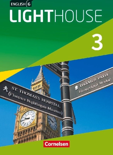 Buchcover und Innenansicht für das Buch: English G LIGHTHOUSE 3: 7. Schuljahr. Schülerbuch Allgemeine Ausgabe
