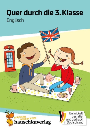 Buchcover und Innenansicht für das Buch: Quer durch die 3. Klasse, Englisch - Übungsblock
