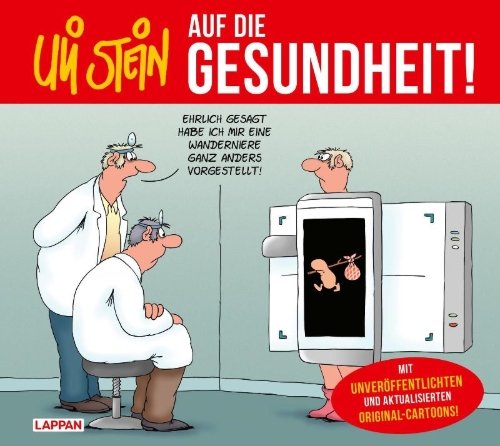Buchcover und Innenansicht für das Buch: Uli Stein: Gute Wünsche!: Auf die Gesundheit!