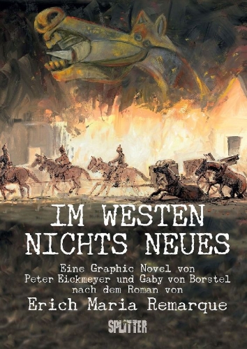 Buchcover und Innenansicht für das Buch: Im Westen nichts Neues