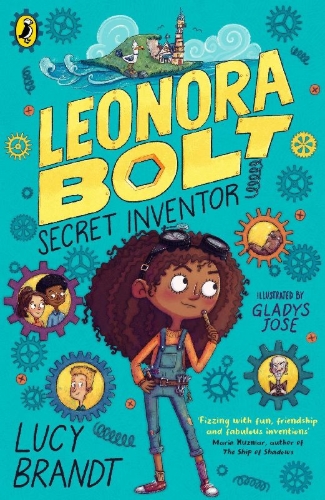 Buchcover und Innenansicht für das Buch: Leonora Bolt: Secret Inventor