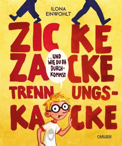 Buchcover und Innenansicht für das Buch: Zicke zacke Trennungskacke - und wie du da durchkommst