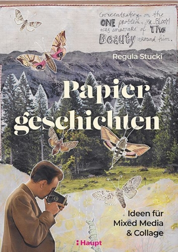 Buchcover und Innenansicht für das Buch: Papiergeschichten