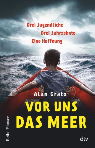 Buchcover und Innenansicht für das Buch: Vor uns das Meer