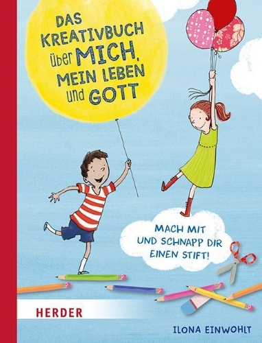 Buchcover und Innenansicht für das Buch: Das Kreativbuch über mich, mein Leben und Gott
