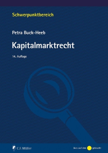 Buchcover und Innenansicht für das Buch: Kapitalmarktrecht
