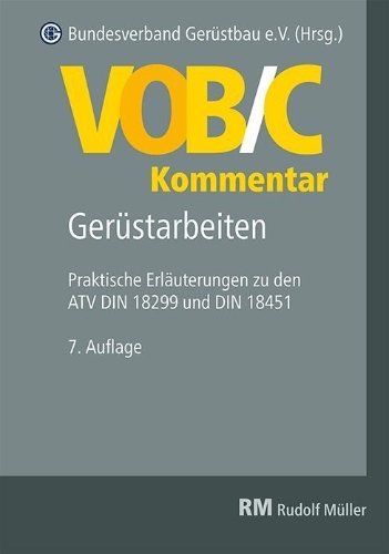 Buchcover und Innenansicht für das Buch: VOB/C Kommentar - Gerüstarbeiten