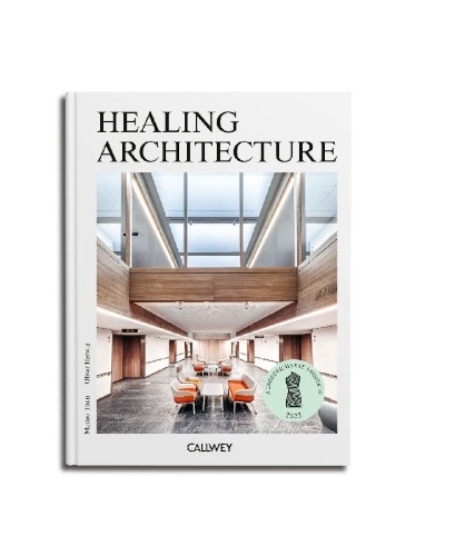 Buchcover und Innenansicht für das Buch: Healing Architecture 2025