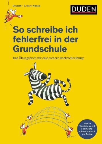 Buchcover und Innenansicht für das Buch: So schreibe ich fehlerfrei in der Grundschule