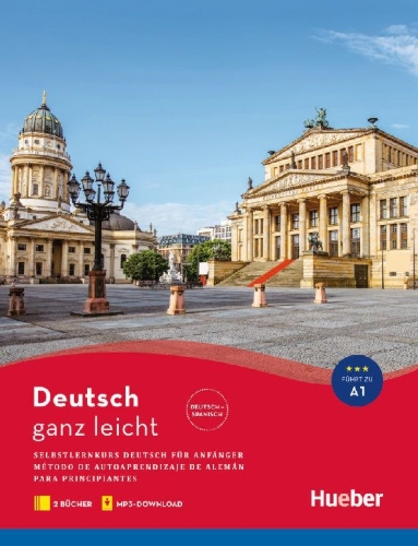 Buchcover und Innenansicht für das Buch: Deutsch ganz leicht A1. Deutsch - Spanisch