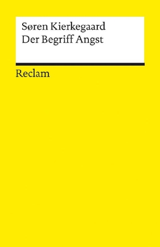 Buchcover und Innenansicht für das Buch: Der Begriff Angst