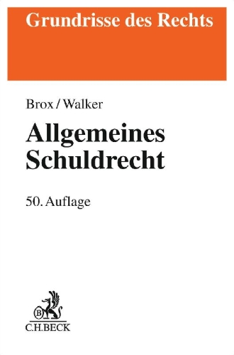 Buchcover und Innenansicht für das Buch: Allgemeines Schuldrecht