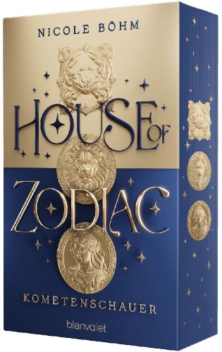 Buchcover und Innenansicht für das Buch: House of Zodiac - Kometenschauer