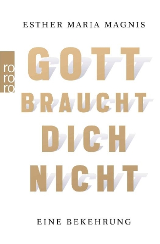 Buchcover und Innenansicht für das Buch: Gott braucht dich nicht