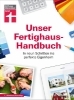 Buchcover und Innenansicht für das Buch: Unser Fertighaus-Handbuch