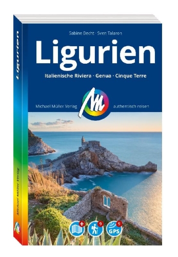 Buchcover und Innenansicht für das Buch: MICHAEL MÜLLER REISEFÜHRER Ligurien